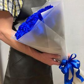 Роза синяя 25