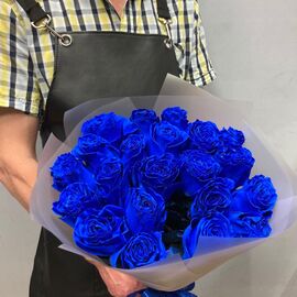 Роза синяя 25