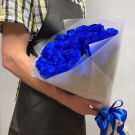 Роза синяя 25